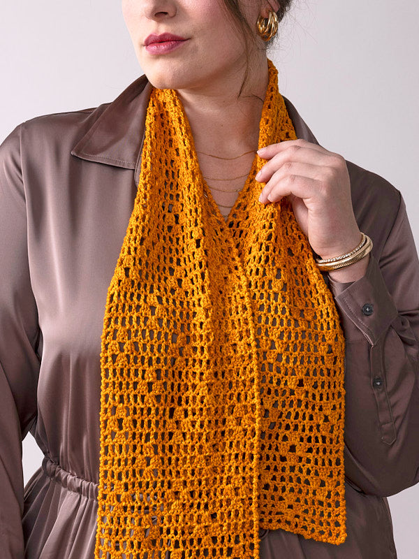 Cresento Scarf Crochet Pattern