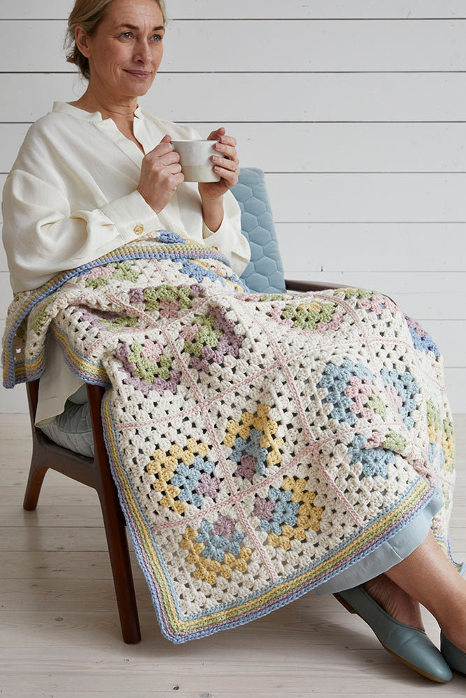 Debbie Bliss Patchwork Crochet Blanket Pattern