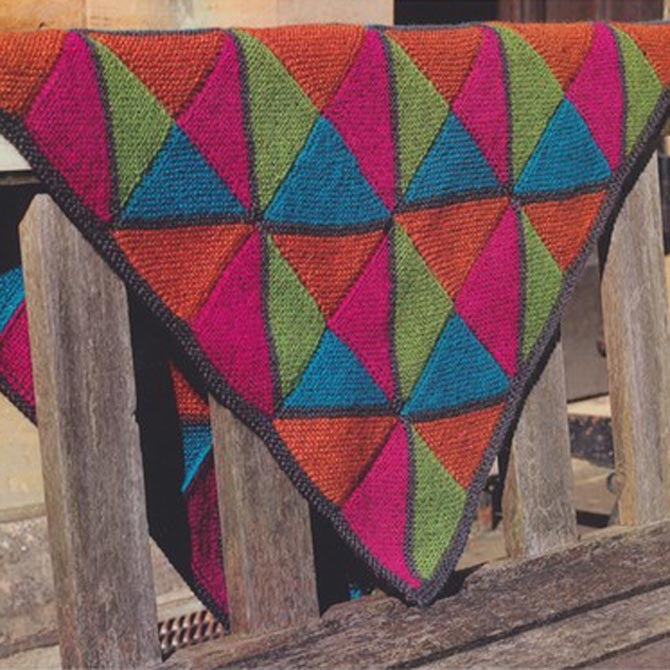 Baa Ram Ewe York Minster Blanket Knitting Pattern