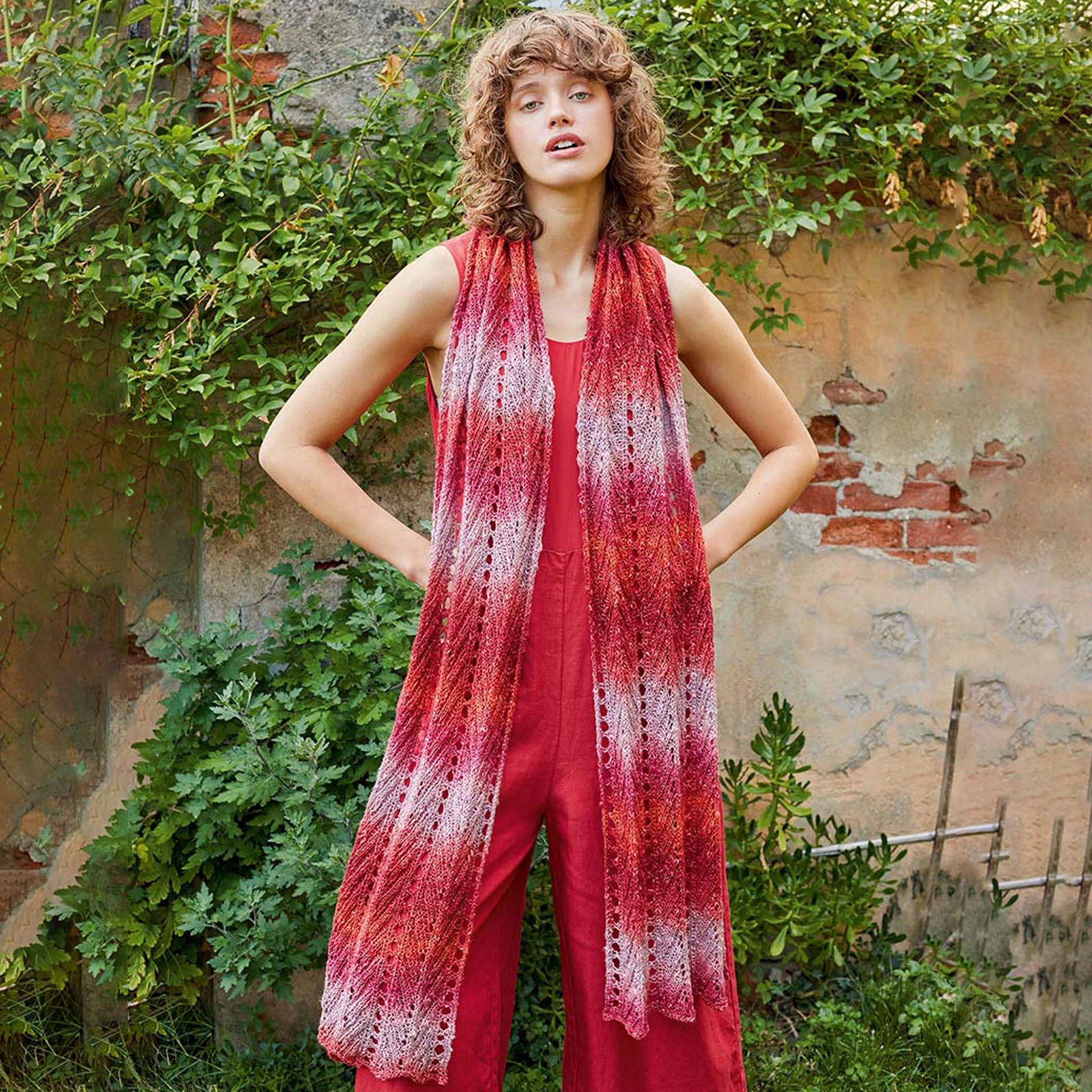 Lang PTO57-05 Scarf Knitting Pattern