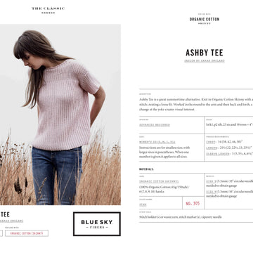 Blue Sky Fibers Ashby Tee Jumper Knitting Pattern
