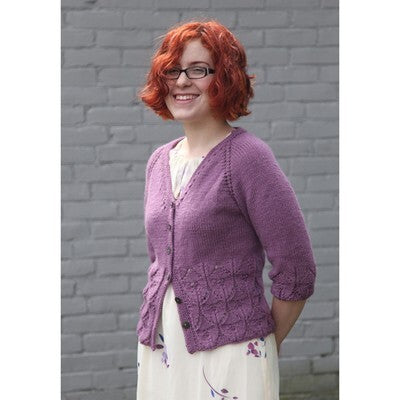 Valley Yarns Hyacinth Cardigan Knitting Pattern