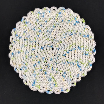 EASY BEGINNER'S Round Dish Cloth