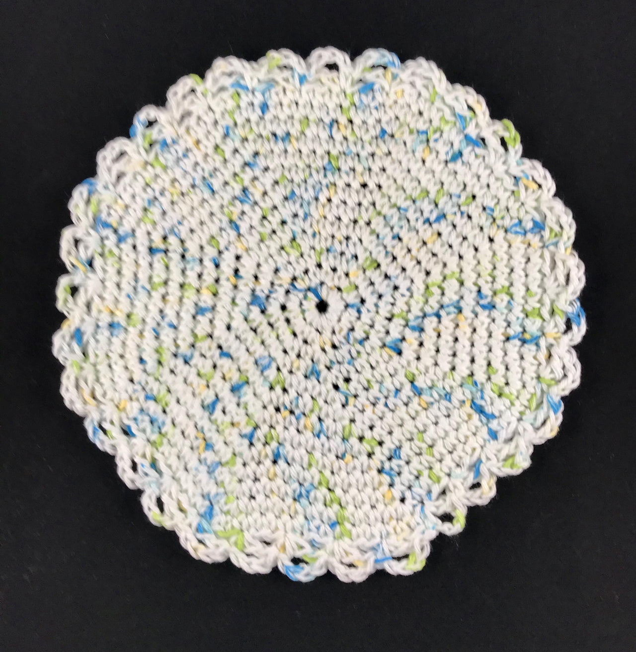 EASY BEGINNER'S Round Dish Cloth