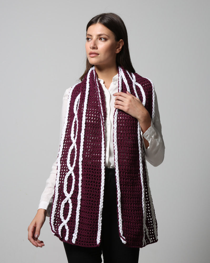 MillaMia Daniela Scarf Crochet Pattern