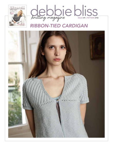 Debbie Bliss Juliet Ribbon Tied Cardigan PDF