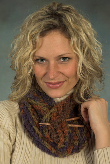 Eyelet Cowl in Plymouth Baby Alpaca Grande - F285 - PDF