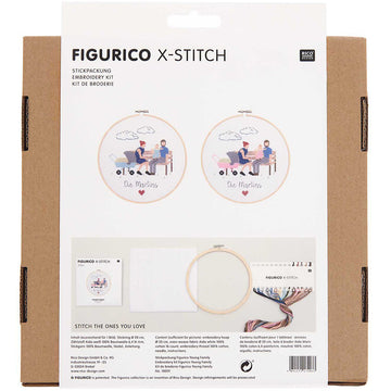 Rico Figurico Young Family Cross Stitch Kit