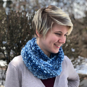 Seed Stitch Cowls Knitting Pattern
