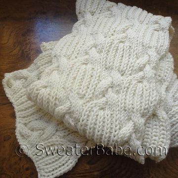 #159 Ultimate Chunky Cables and Ribs Scarf