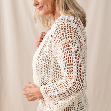 Breton Cardigan Crochet Pattern