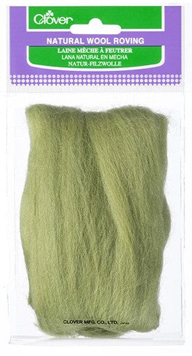 Clover Natural Wool Roving