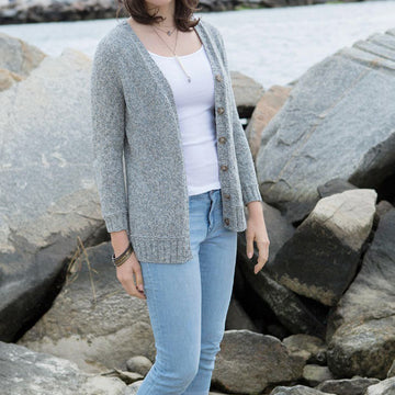 Bly Cardigan in Berroco Indigo PDF (Free)