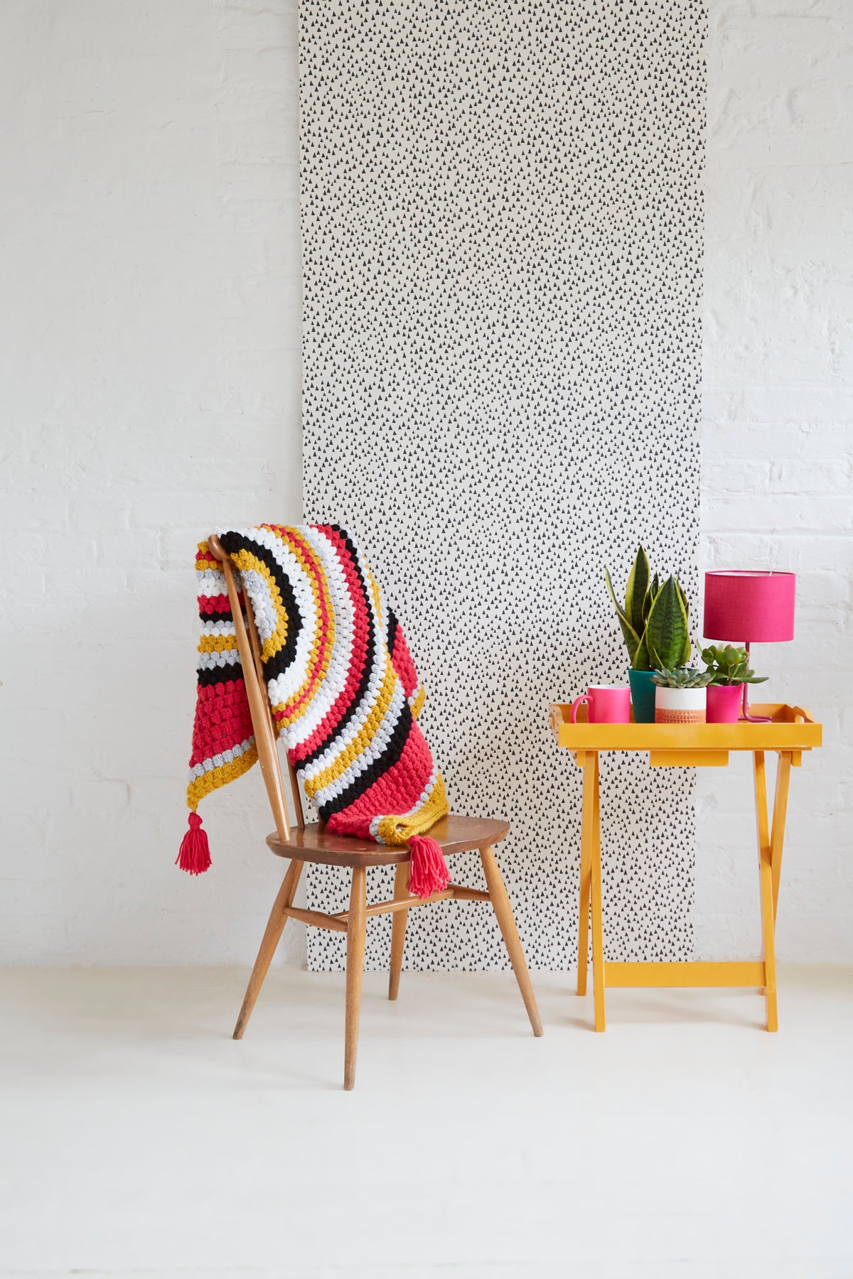 Paintbox Yarns Elipse Puffy Throw Crochet Pattern