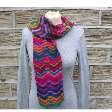 Rowan Zig Zag Scarf Knitting Pattern