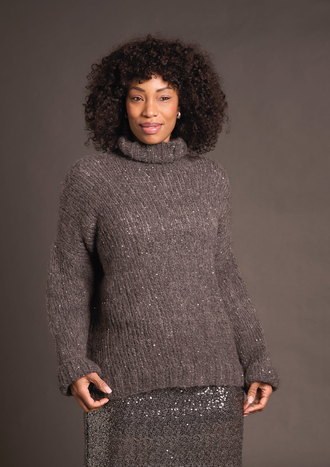 Malone In Rowan Alpaca Sparkle Jumper Knitting Pattern