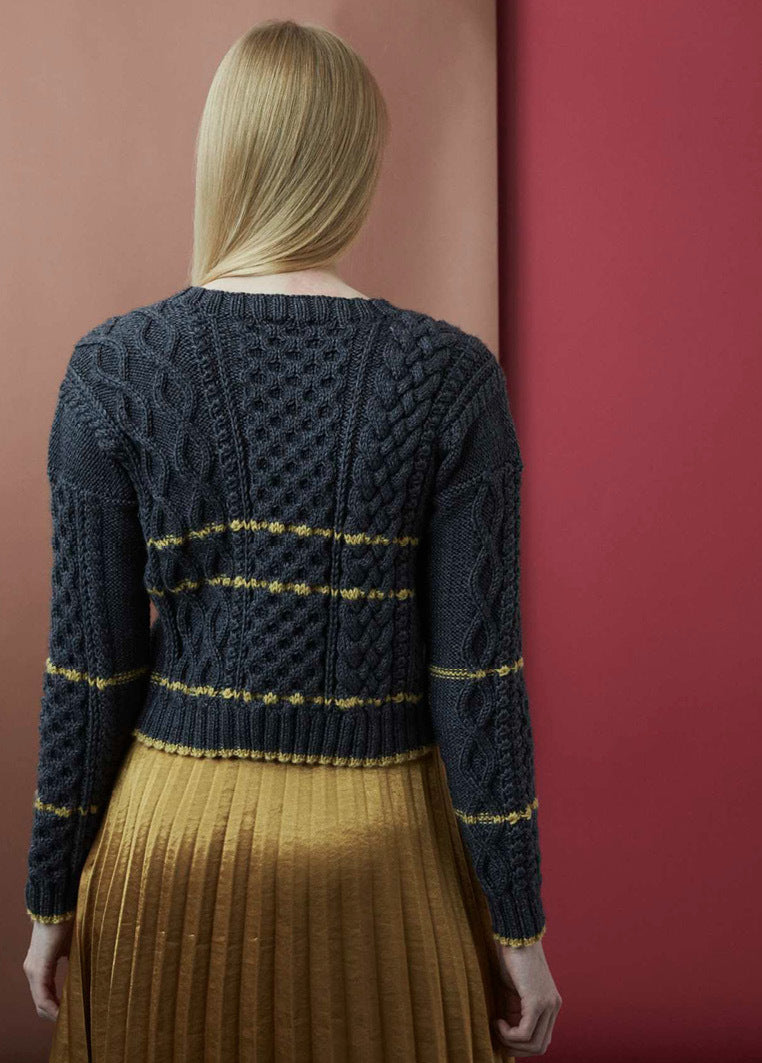 Debbie Bliss Grete Sweater Knitting Pattern