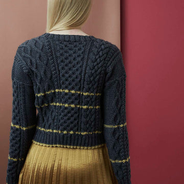 Debbie Bliss Grete Sweater Knitting Pattern