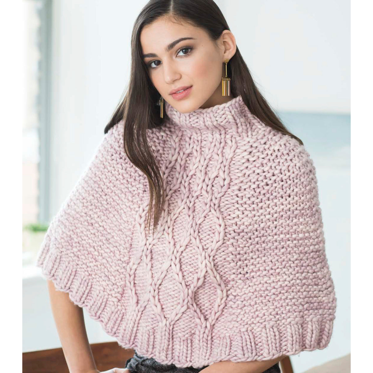 Malabrigo Peony Cape Knitting Pattern
