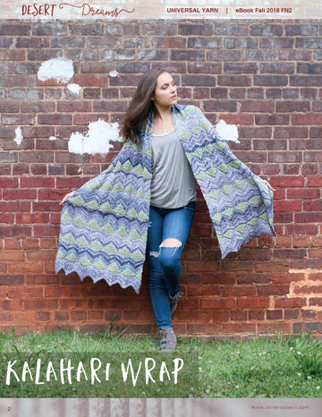 Universal Yarn Kalahari Wrap PDF