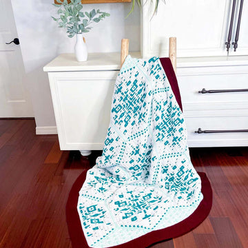 Snowflake Hexagon Mosaic Blanket