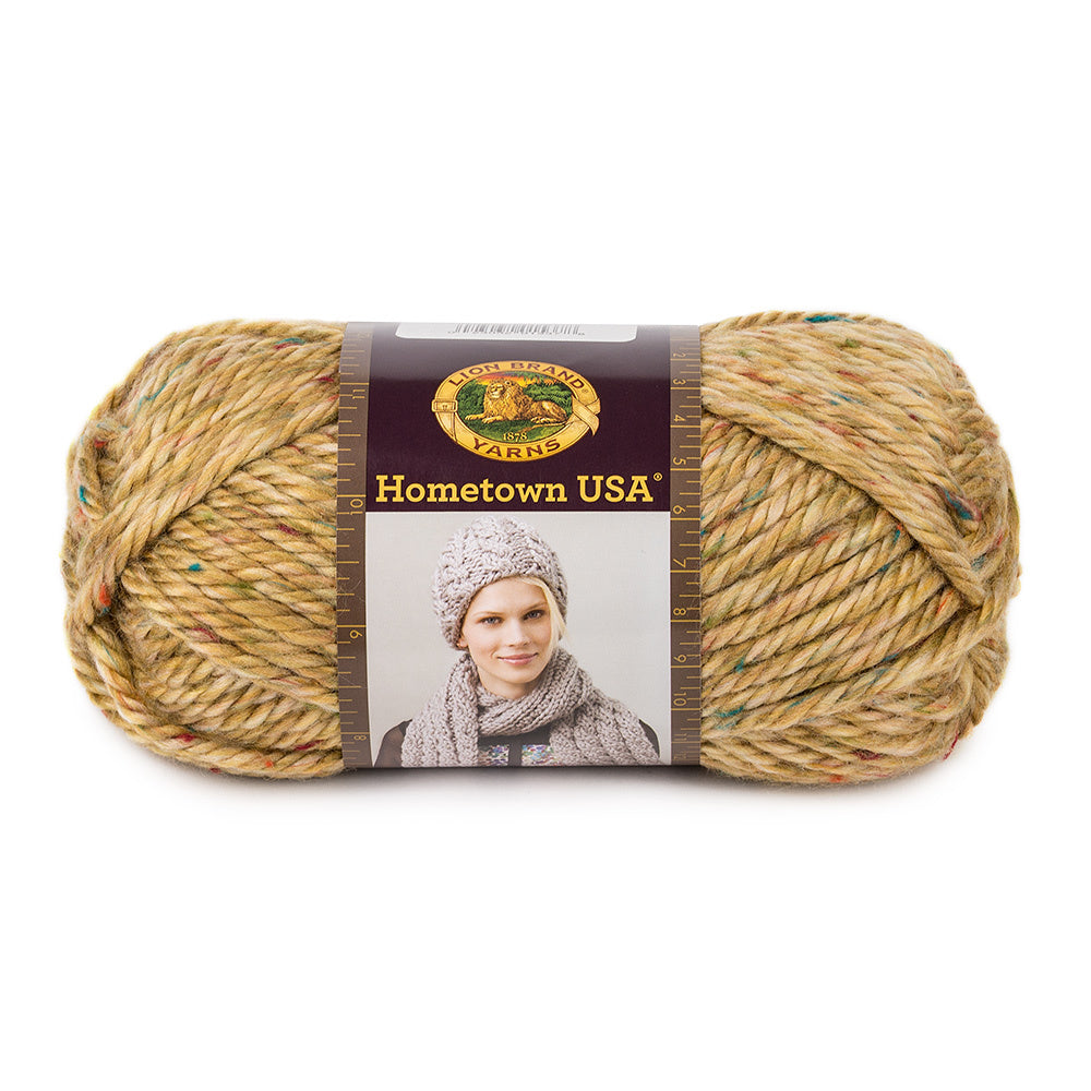 Lion Brand Hometown USA Tweeds Yarn - Acrylic Super Chunky