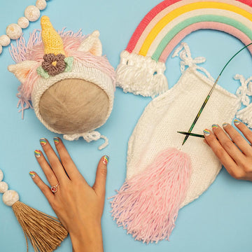 Unicorn Baby Knit Outfit Pattern