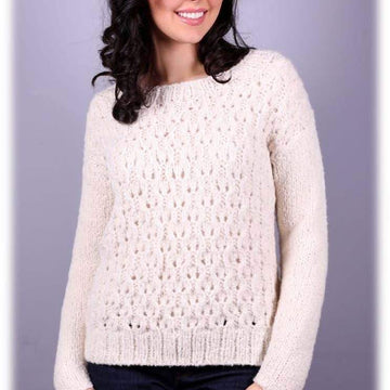 Women's Pullover in Plymouth Yarn Arequipa Boucle - 2994 - PDF