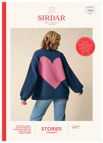 Lovecore Cardigan in Sirdar Stories Chunky  10869 PDF