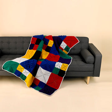 Paintbox Yarns Broadway Blanket Crochet Pattern