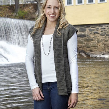 Valley Yarns Causeway Vest Knitting Pattern