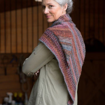 Berroco Broderie Wrap Knitting Pattern