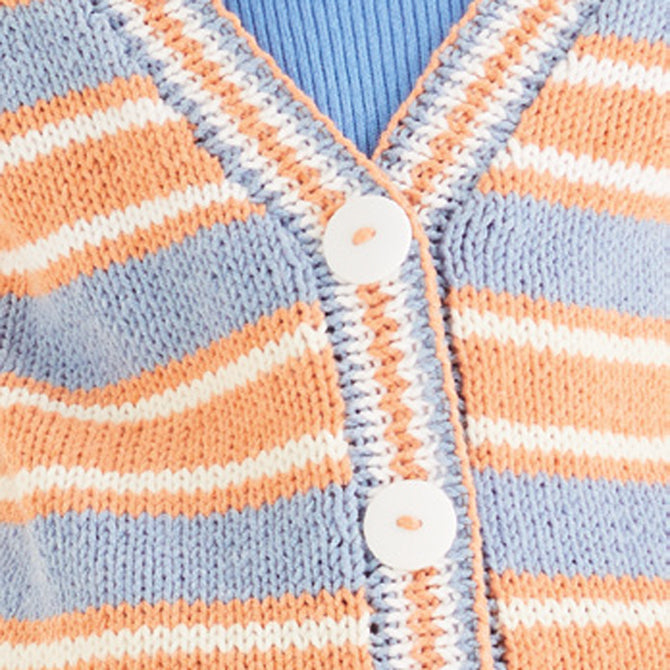 Sirdar Striped Cardigan Knitting Pattern