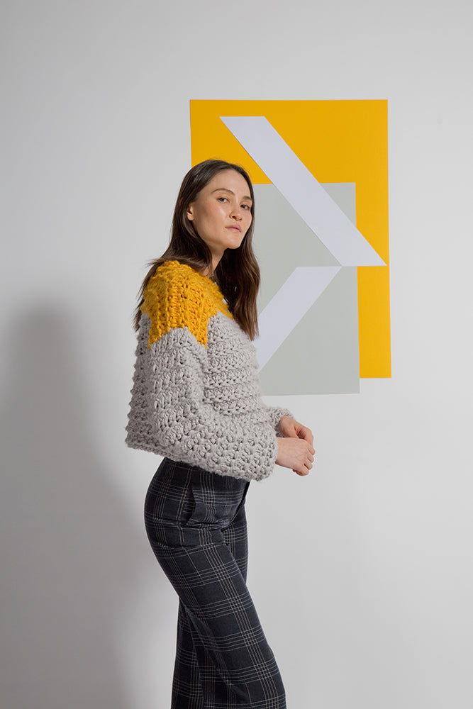 MillaMia Novalie Textured Jumper Knitting Pattern