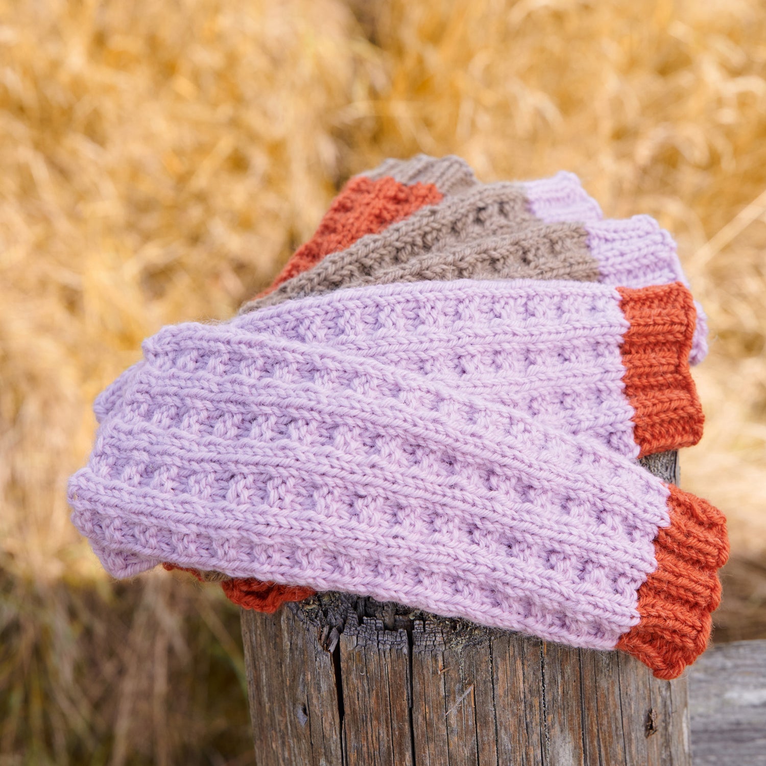 Lana Grossa Arm Warmers Gloves Knitting Pattern