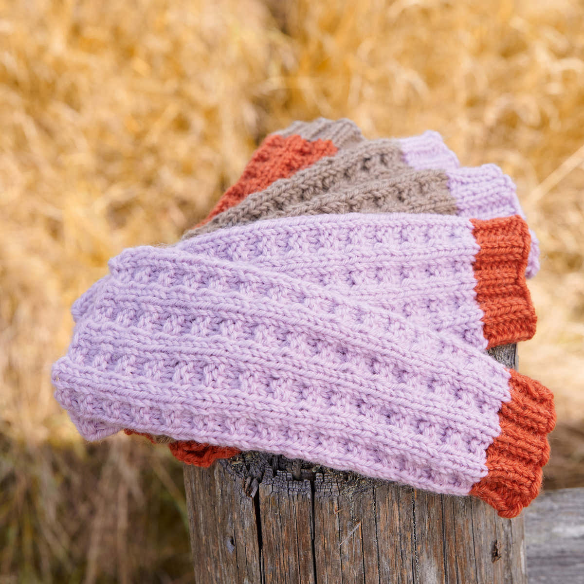 Lana Grossa Arm Warmers Gloves Knitting Pattern