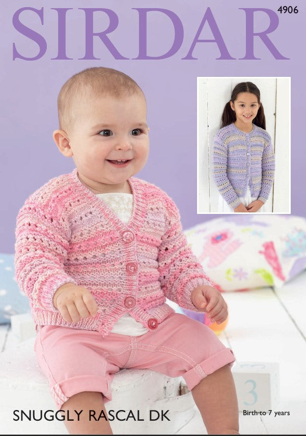 Sirdar 4906 Cardigans Knitting Pattern