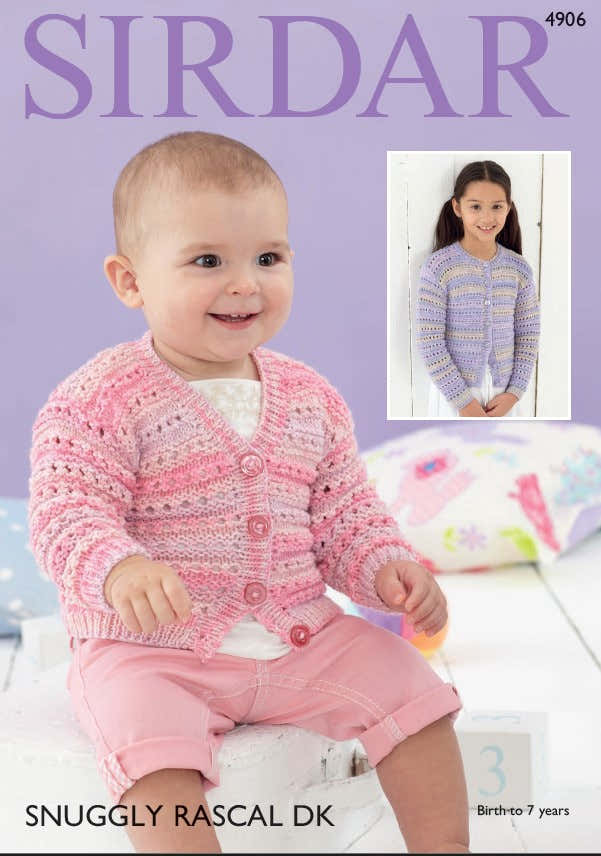 Sirdar 4906 Cardigans Knitting Pattern