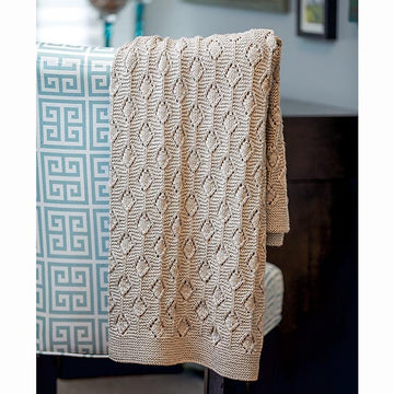 Valley Yarns Shea Lap Blanket Knitting Pattern