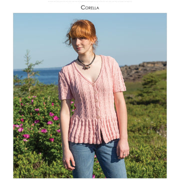 Classic Elite Yarns Corella Cardigan Knitting Pattern