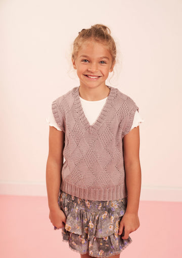 Mini Huxley Vest Knitting Pattern