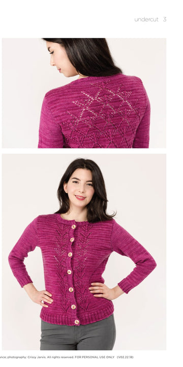 Twist Collective Undercut Cardigan Knitting Pattern