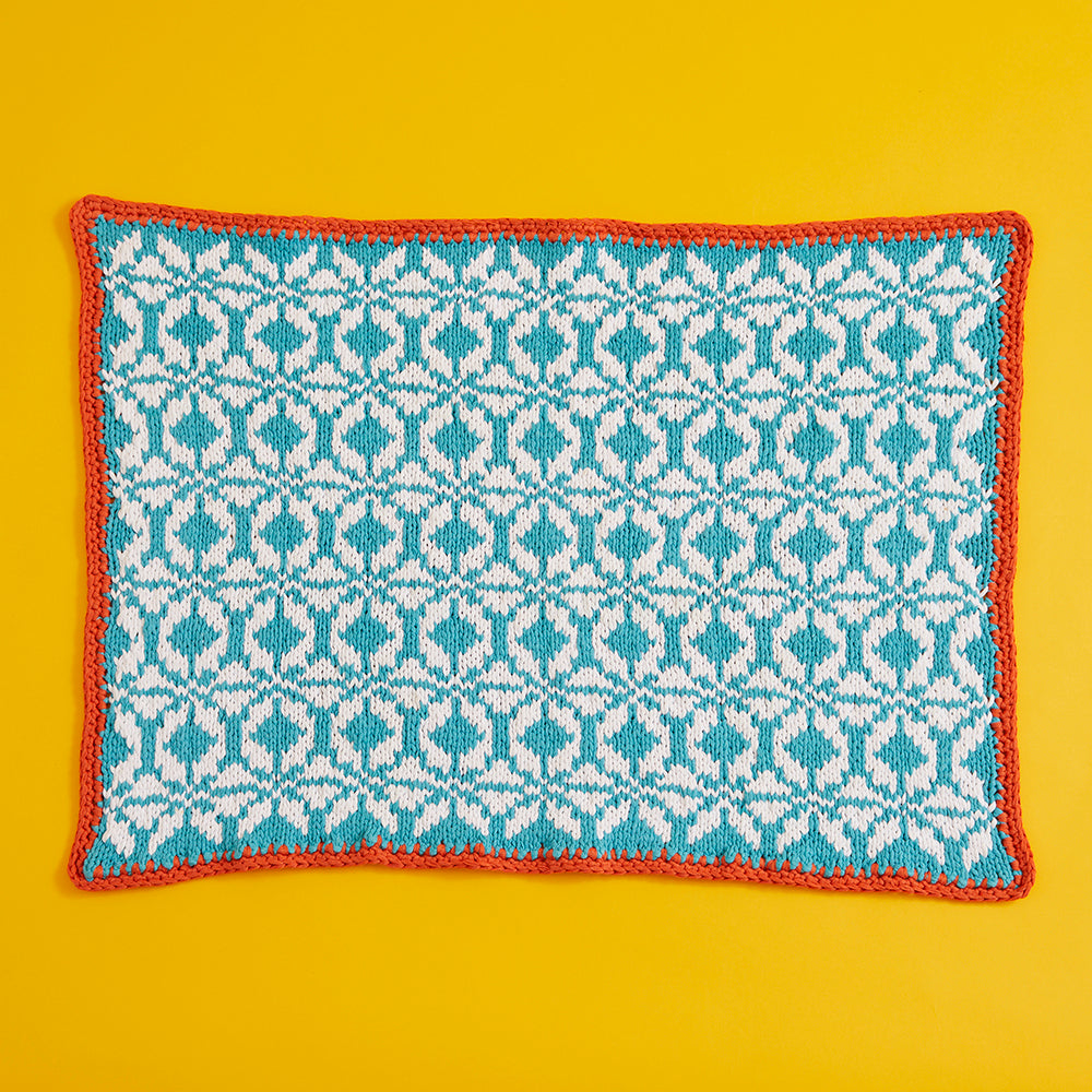 Paintbox Yarns Funky Fairisle Wall Hanging Knitting Pattern