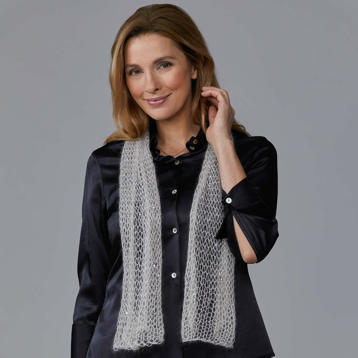 Sesia Maggie Scarf Knitting Pattern