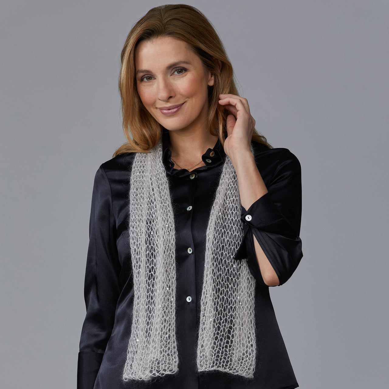 Sesia Maggie Scarf Knitting Pattern