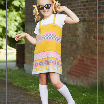 Paintbox Yarns Dusty Party Dress Knitting Pattern