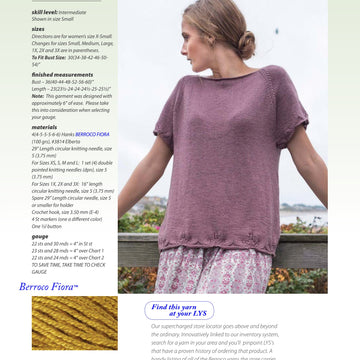 Berroco Frances Jumper Knitting Pattern