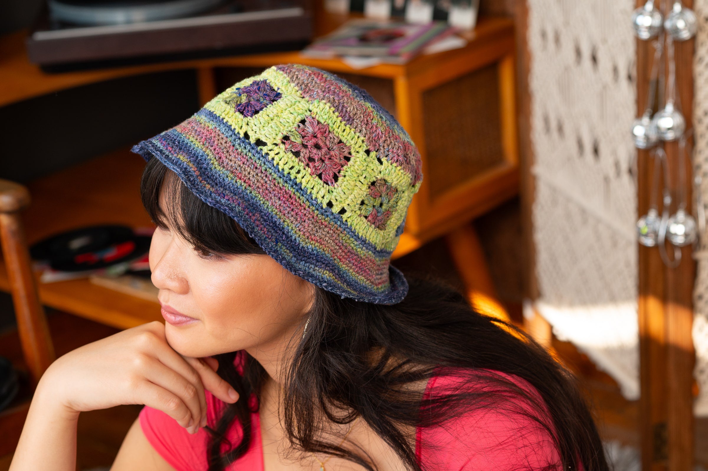Berroco Forever Disco Funkytown Hat Crochet Pattern