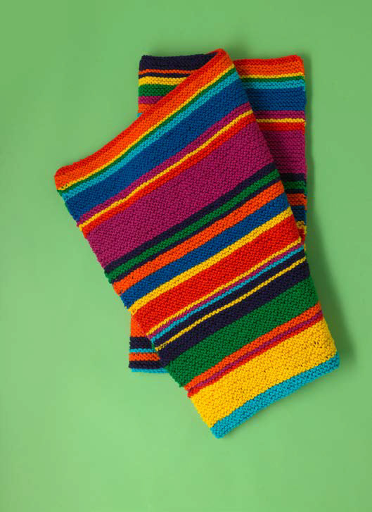 Paintbox Yarns Weekend Throws Knitting Pattern