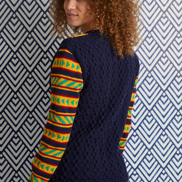 MillaMia Hedda V Neck Jumper Knitting Pattern